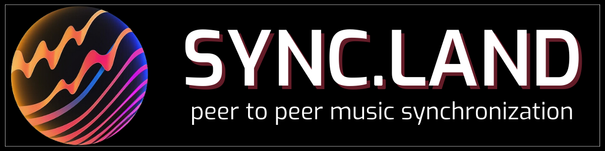 Sync.Land peer to peer music synchronization