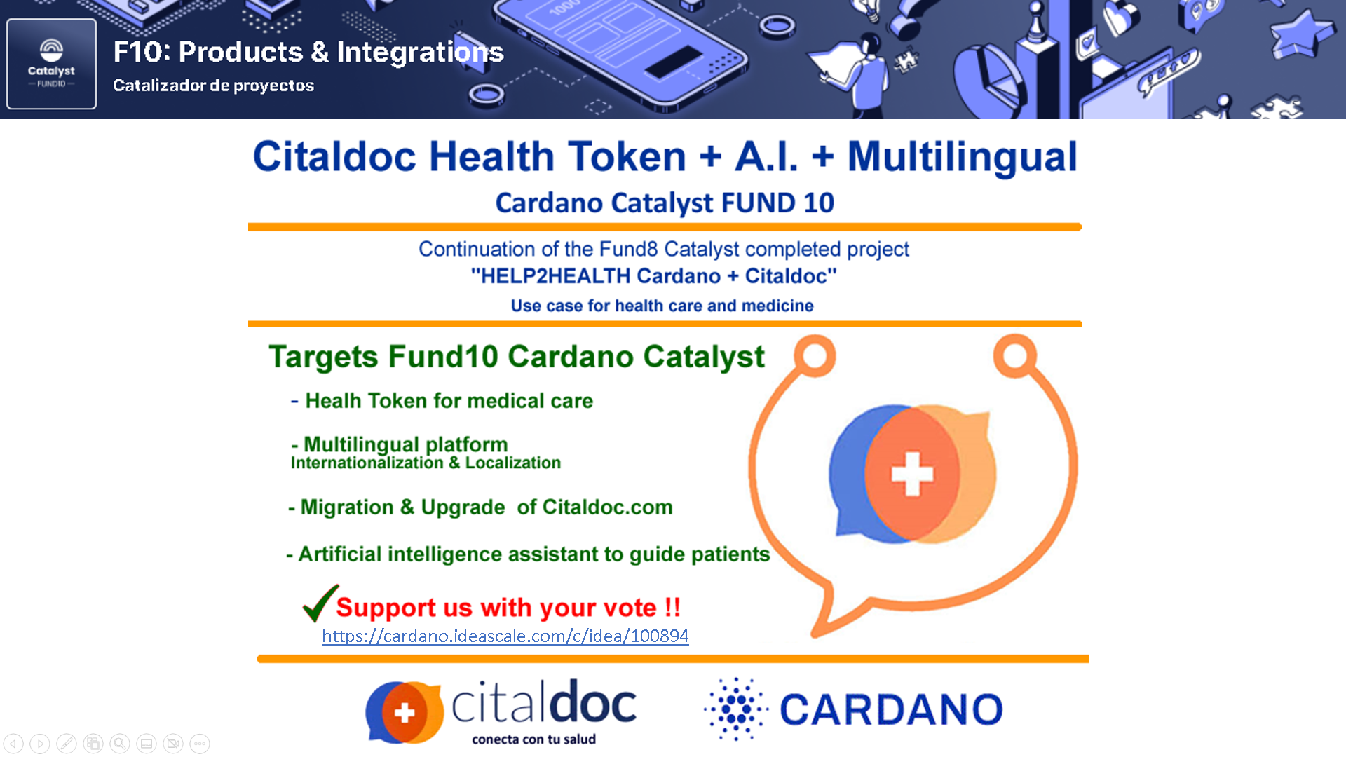 Citaldoc HEALTH TOKEN + A.I. + Multilingual