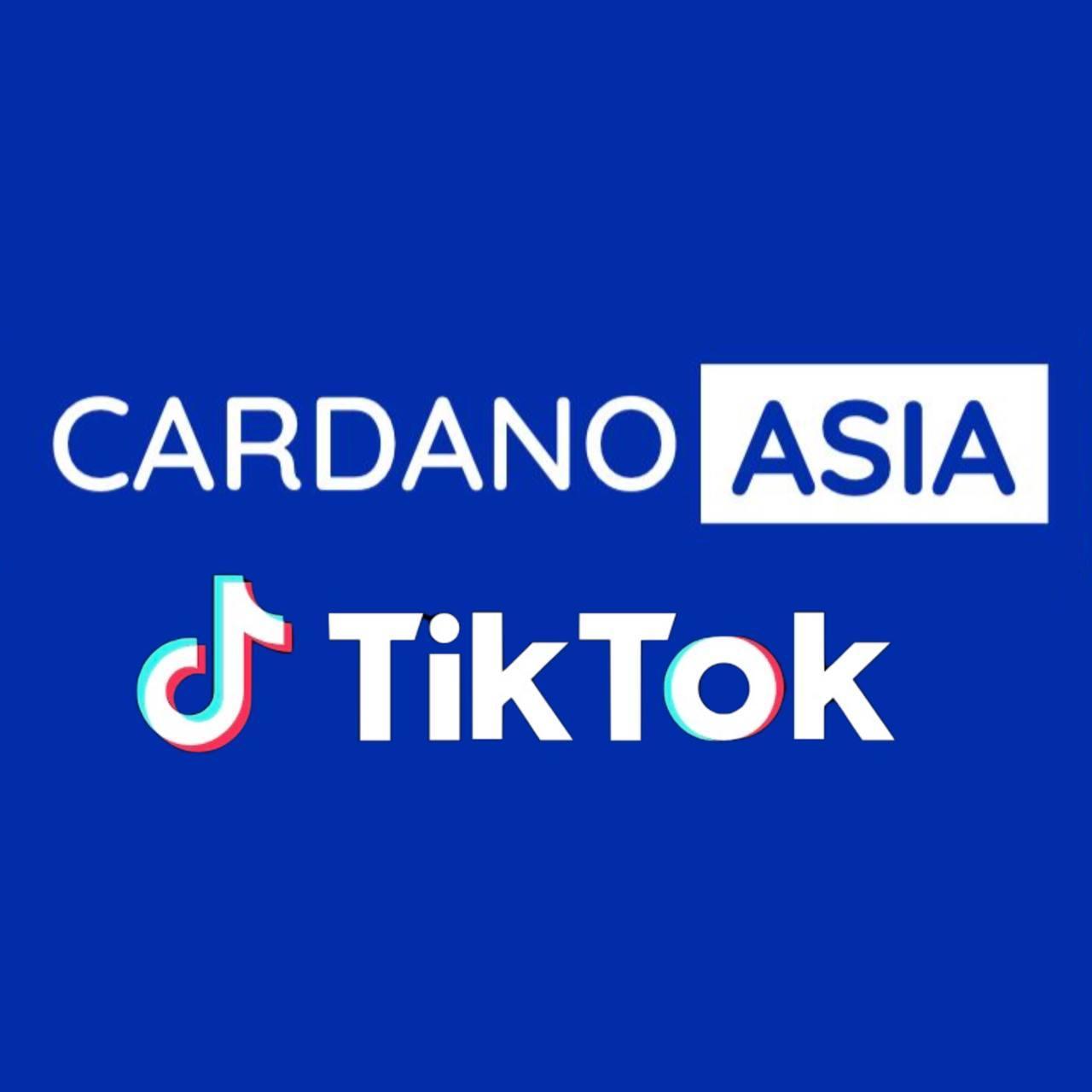 Cardano Asia Tiktok channel