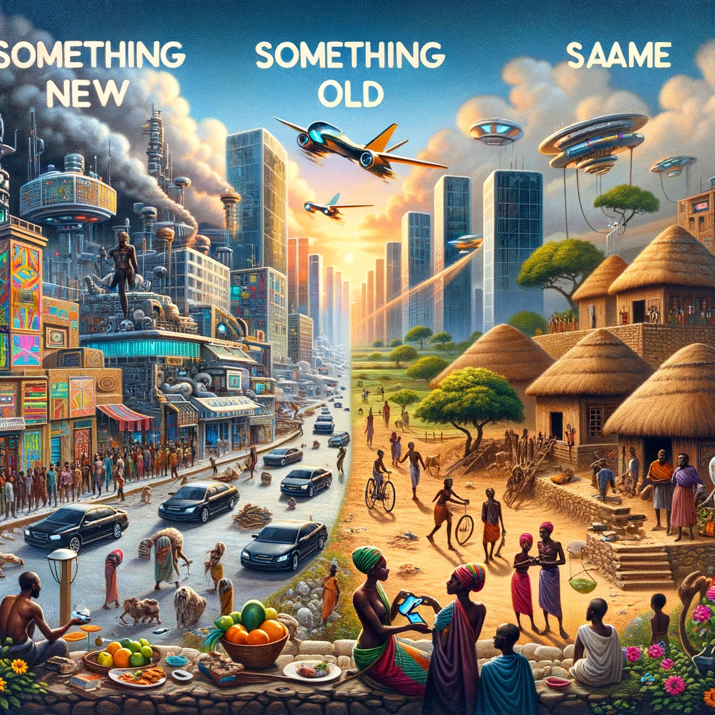 DALLE-2024-01-21-11.04.40—An-imaginative-representation-titled-Something-New-Something-Old-Something-Same-reflecting-the-context-of-African-technology.-The-scene-includes–ce372f.png