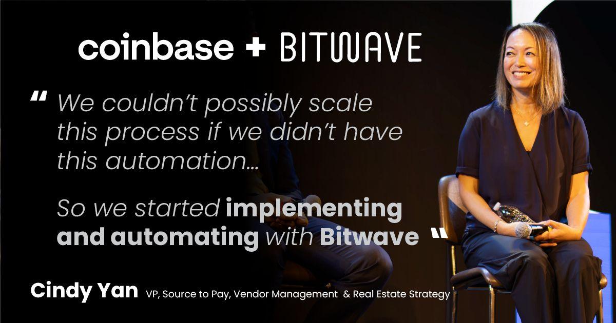 Bitwave Infra Coinbase