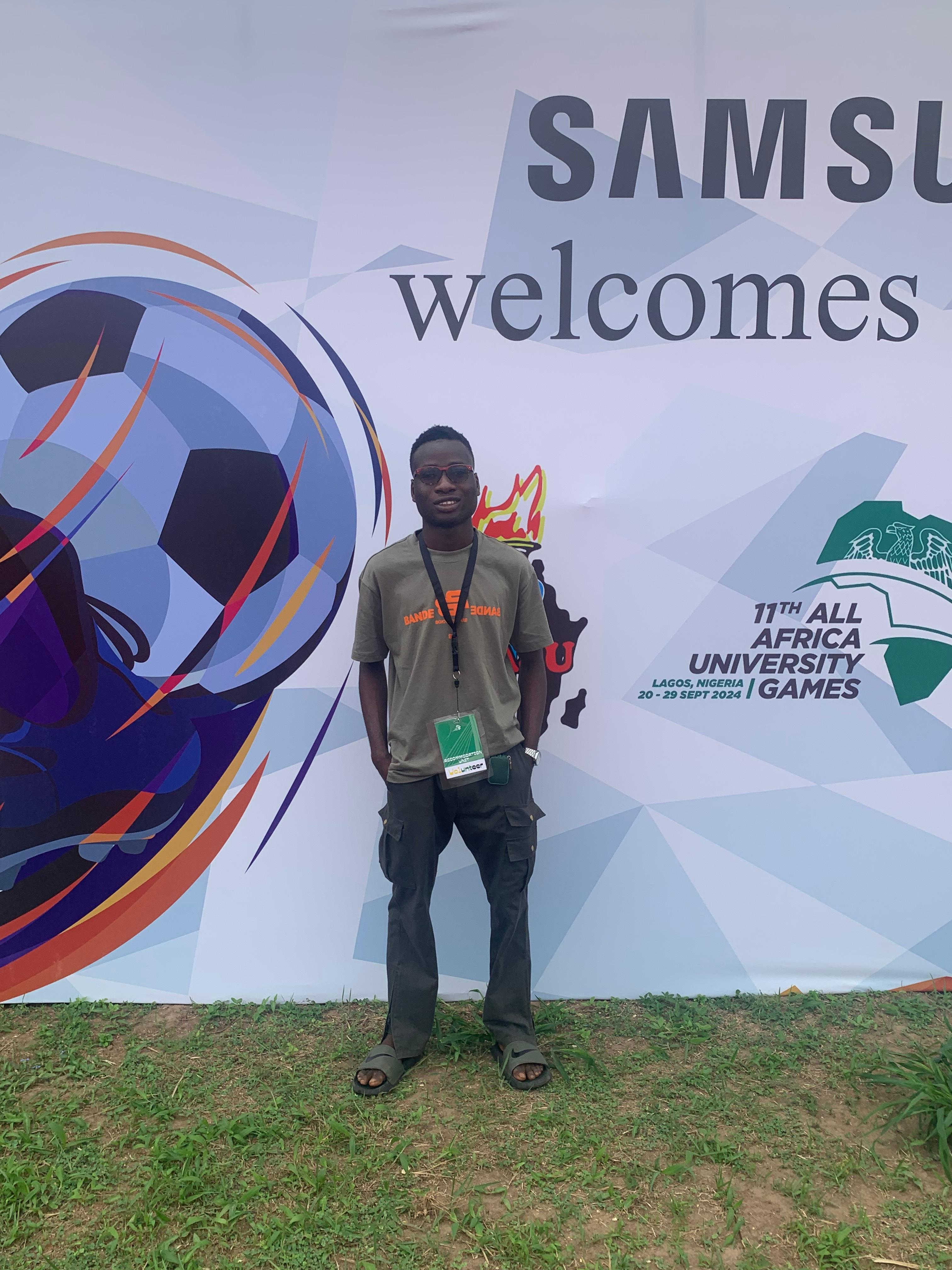 As a Volunteer Organizer at the 11th Federation of Africa University (FASU) Games